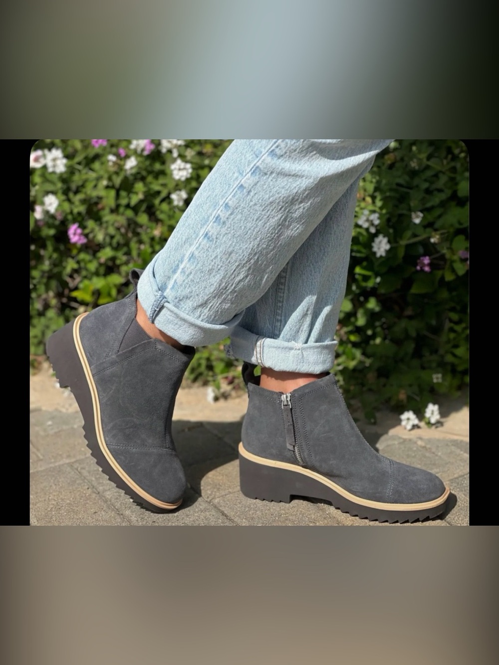 TOMS Maude Wedge boot